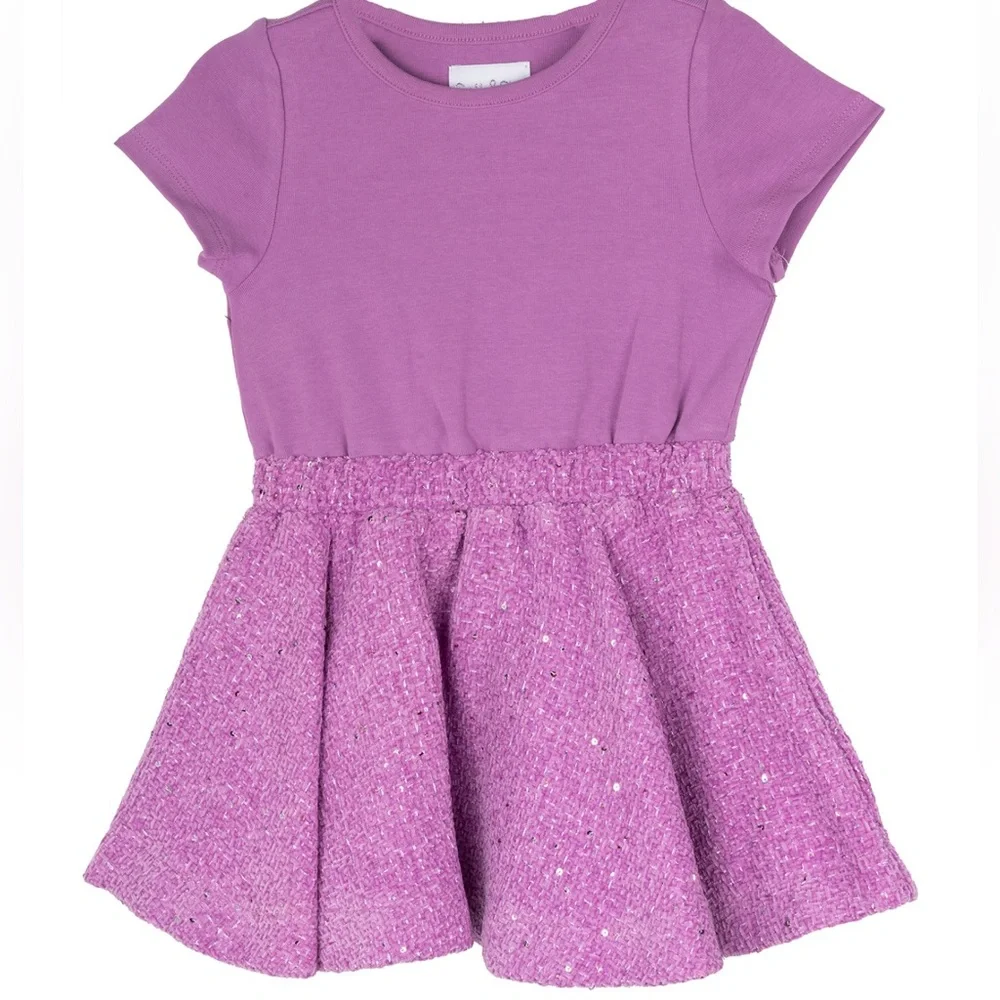 Sparkle & Shine Toddler‎ Girl Tweed Set – Size 4T – New